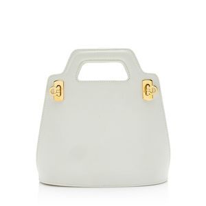Salvatore Ferragamo Vintage Leather Top Handle Mini Satchel